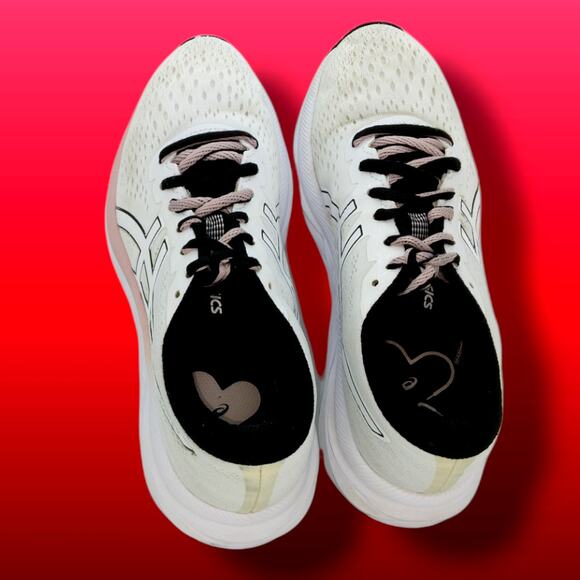 Asics Gel Excite 7 Women's Running Shoes - White/Pink - Size 7 - Picture 3 of 6